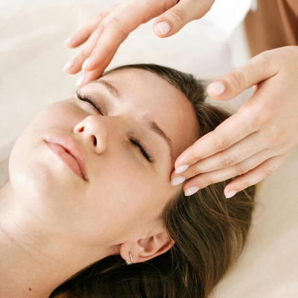 Swedish massage therapy session