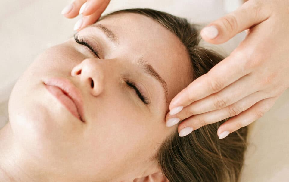 Swedish massage therapy session